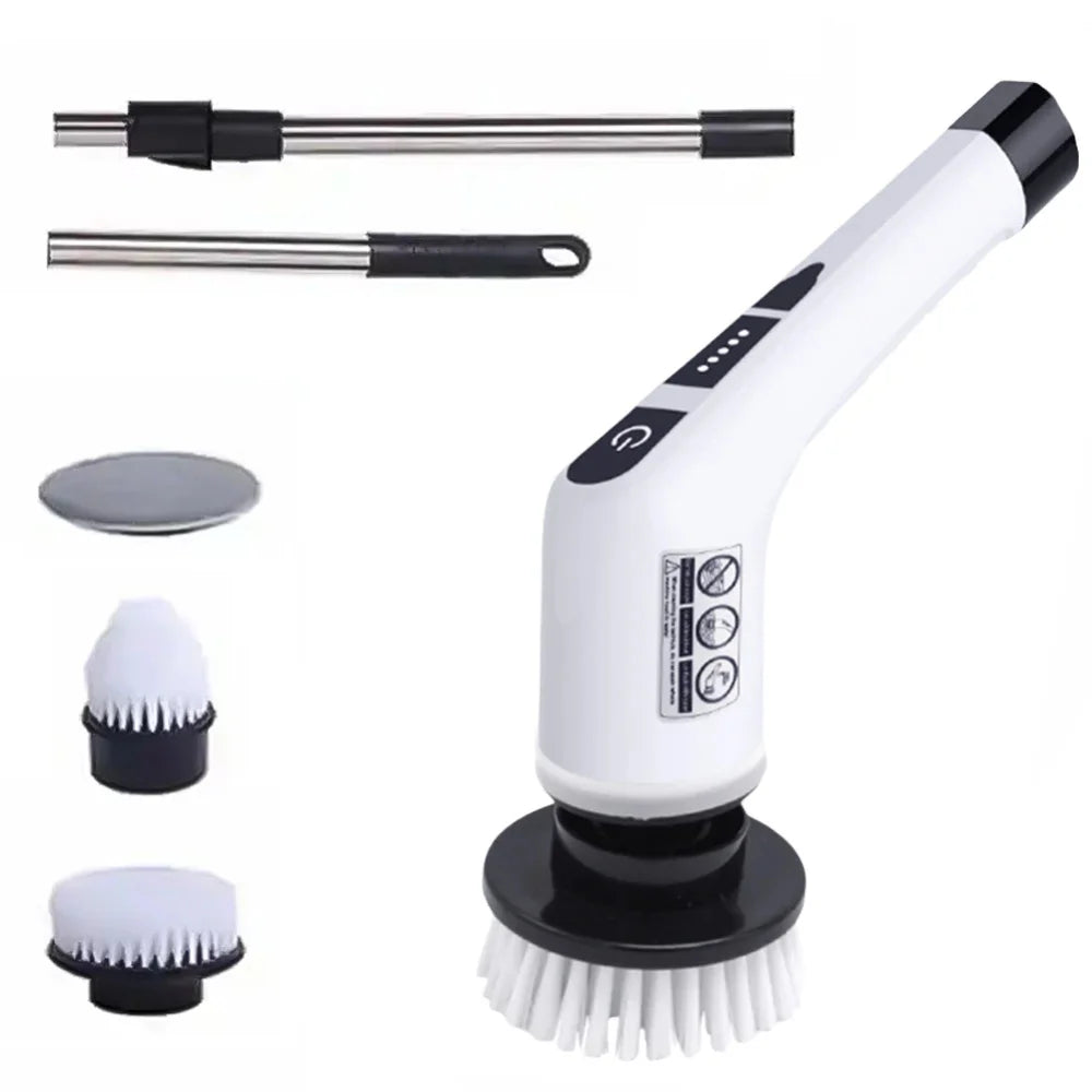 Esfregão Elétrico 9 Em 1 Sem fio Escova De Limpeza Pesada multifuncional