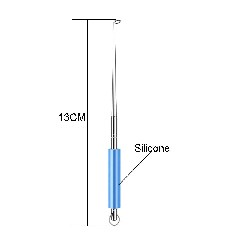 Extrator de segurança de aço inoxidável, desacoplador de gancho de pesca, dispositivo de desacoplamento rápido para ferramentas de pesca, equipamento de pesca portátil