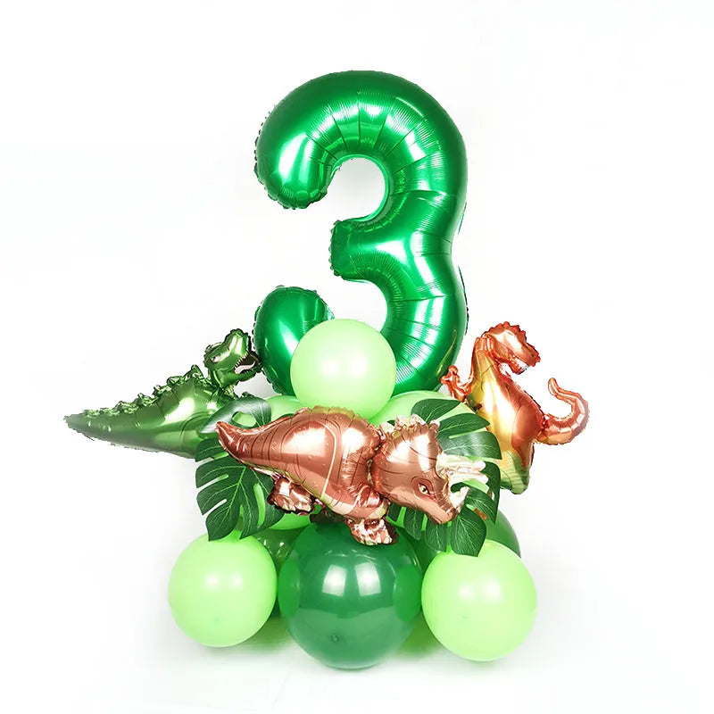 Kit Talheres e Pratos Descartáveis Dinossauro – Festa Completa