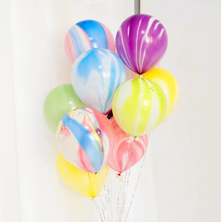 Kit De Balões Marmorizado – Kit 5 ou 10 Unidades
