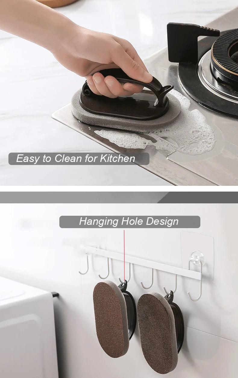 Escova mágica de cozinha para limpeza pesada