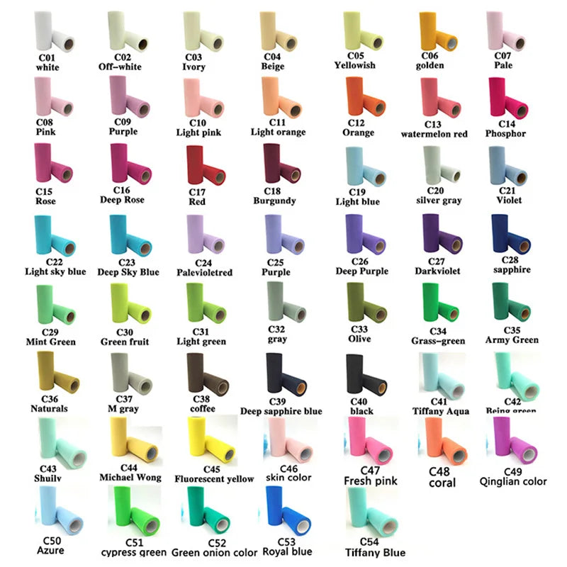 Tule para decoração 22 metros