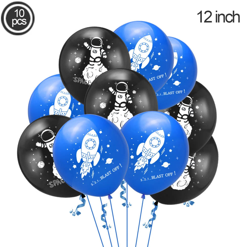 Kit Balões Astronauta e Foguete: Aventura no Universo