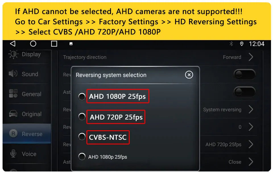 Camera de Ré 4k ahd 1080p trajetória dinâmica inteligente câmera de visão traseira do carro visão noturna de 180 graus com linha de pista de estacionamento