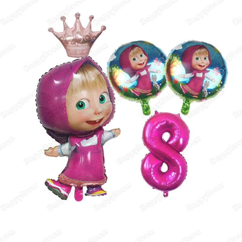 Kit Masha e o Urso (5 Peças)