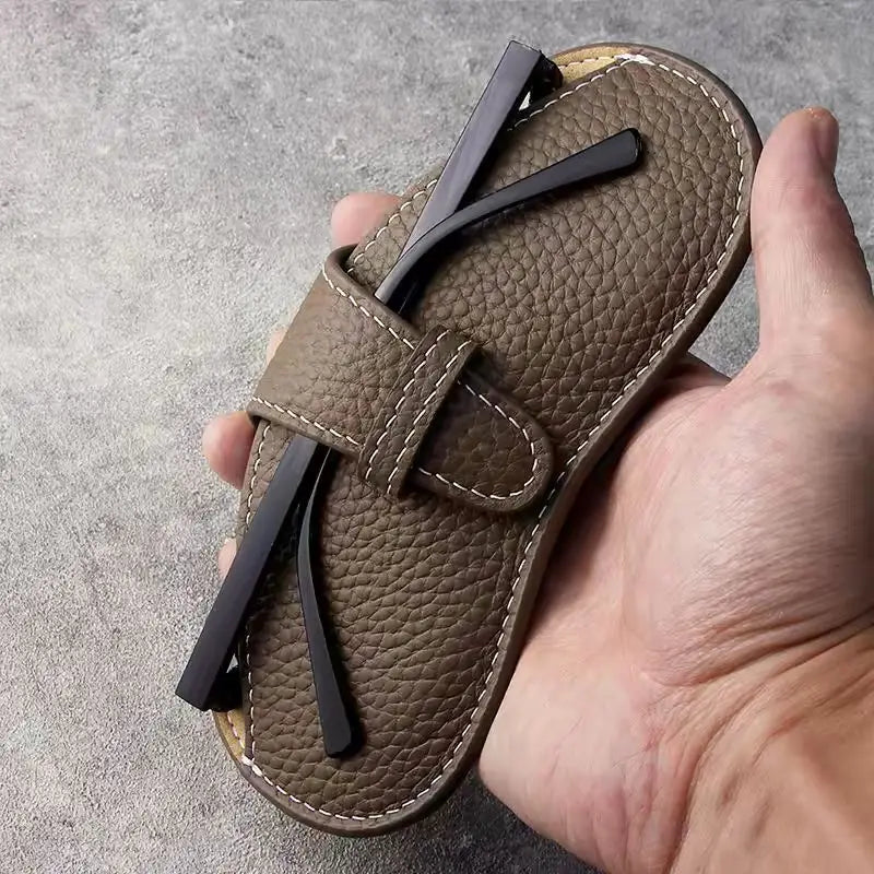 Estojo de óculos couro macio portátil