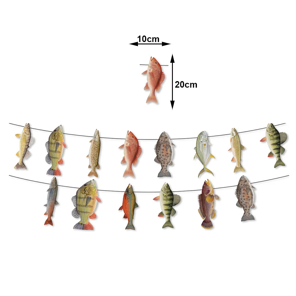 Kit Balões Metalizados Peixe – Decoração Festa Pescaria