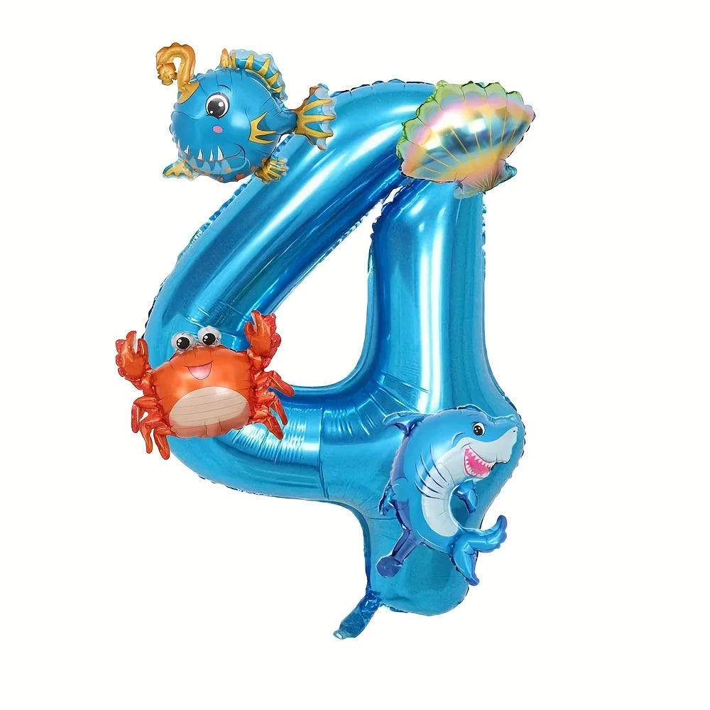 Kit Oceano com Número (5 Peças)