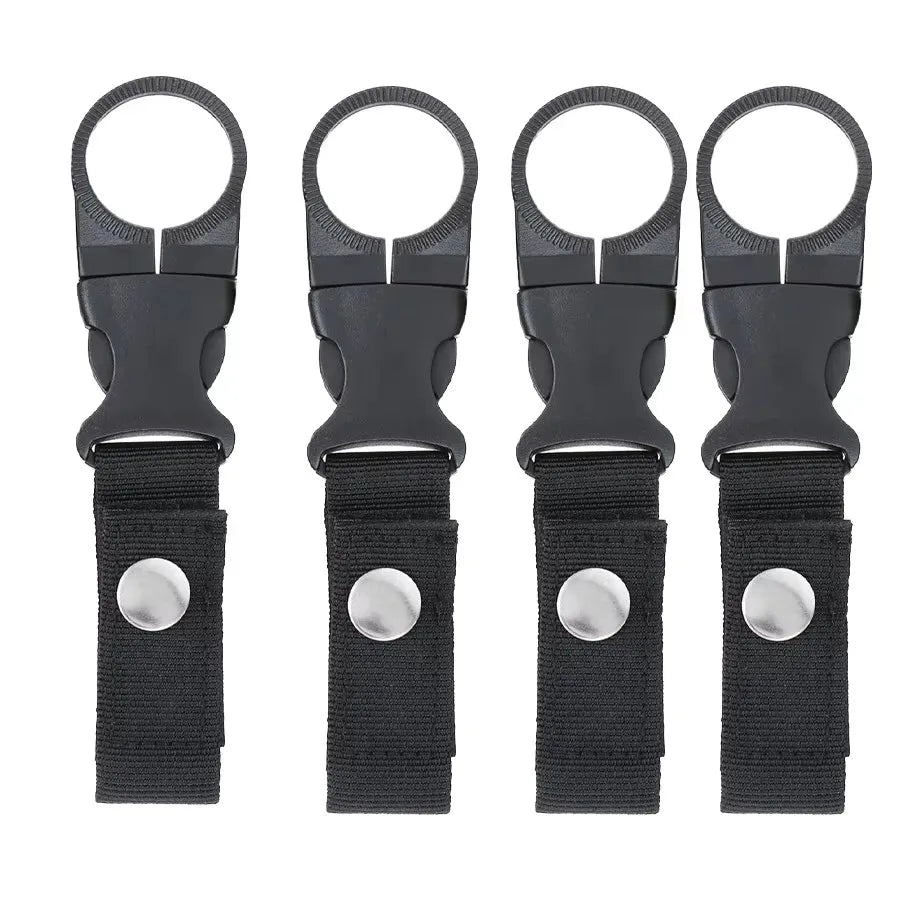 Fivela de webbing gancho suporte de garrafa de água clipe ao ar livre náilon edc escalada mosquetão cinto mochila cabide acampamento mosquetão cinto clipe