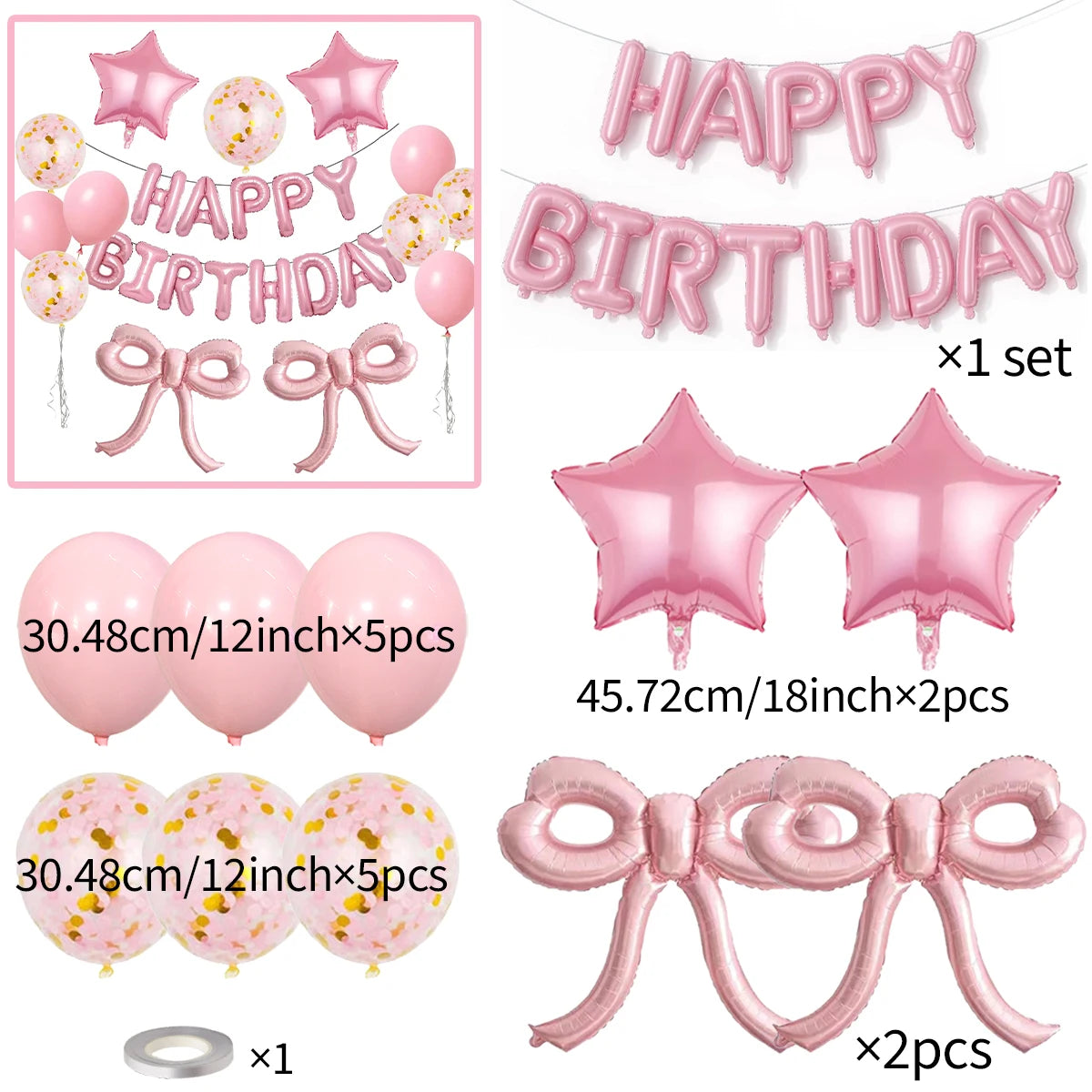 Kit balões coquette