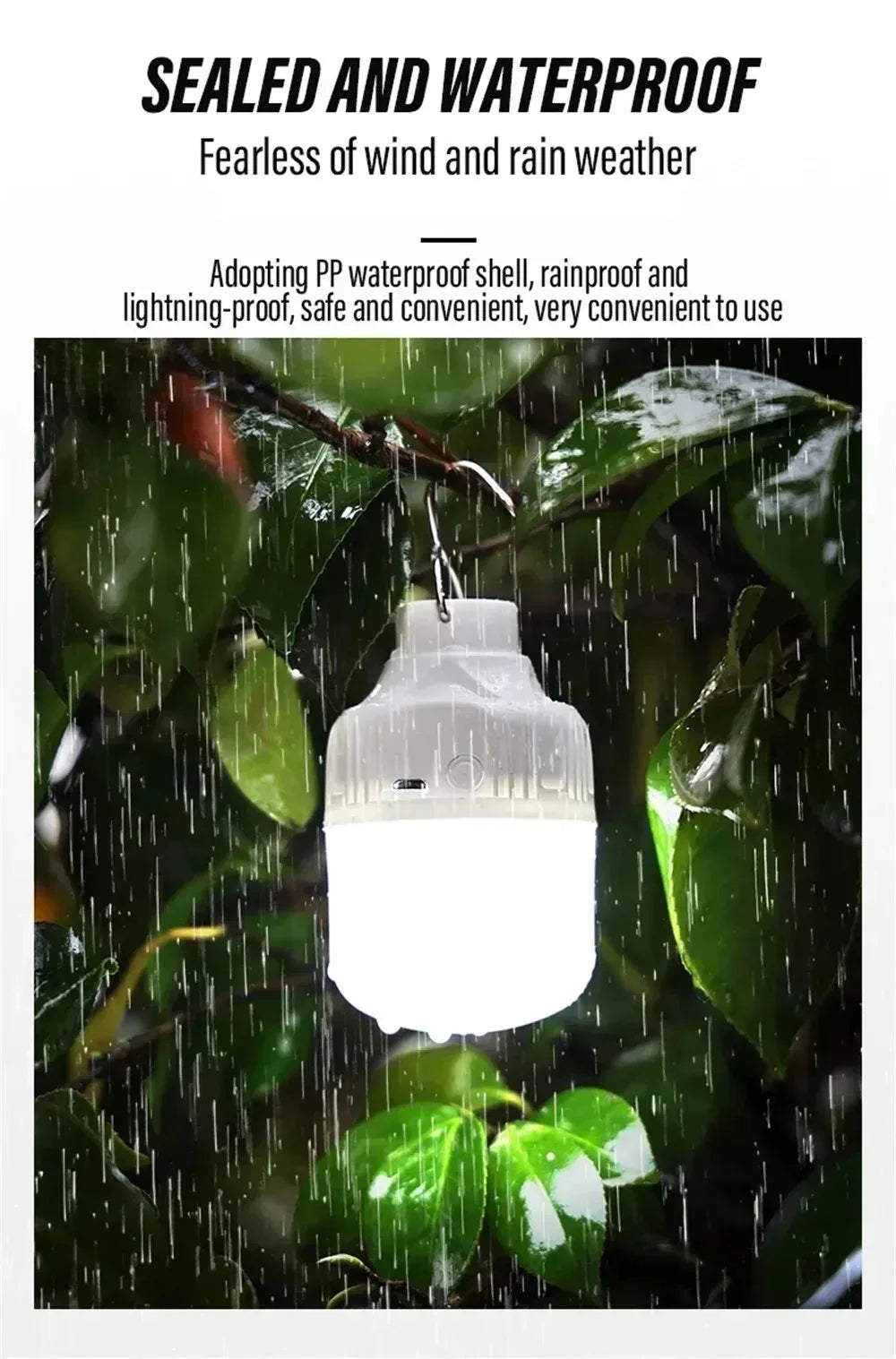 1-10 pçs lâmpada usb recarregável  led alto brilho luz de emergência acender acampamento lanterna portátil luzes da noite ﻿