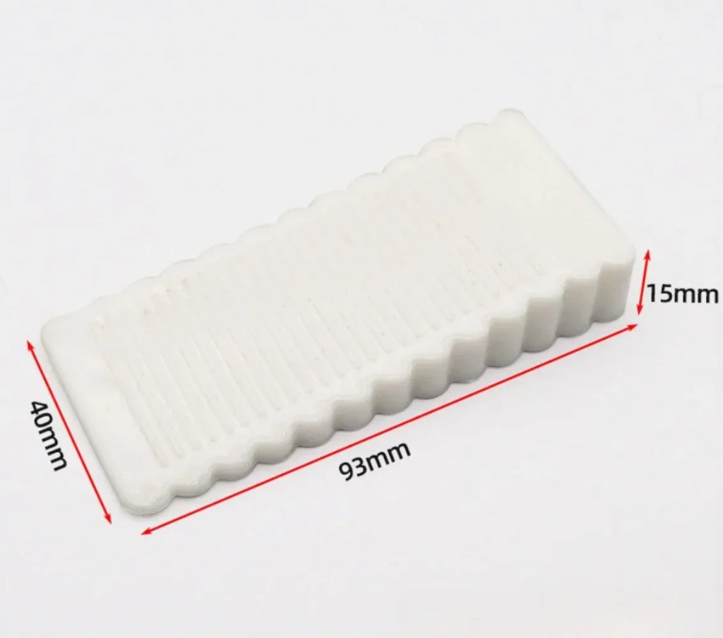 Peça anti-colisão para batente de porta