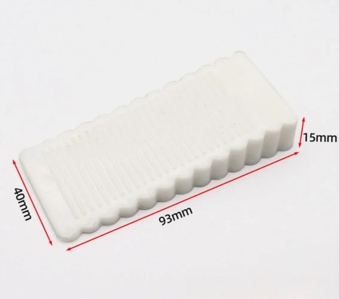 Peça anti-colisão para batente de porta