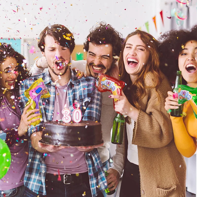 Kit 10 Lançadores de Confete Infláveis