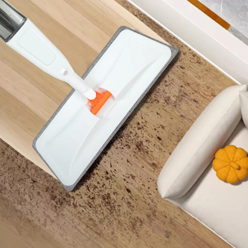 Mop spray com almofada de microfibra substituível