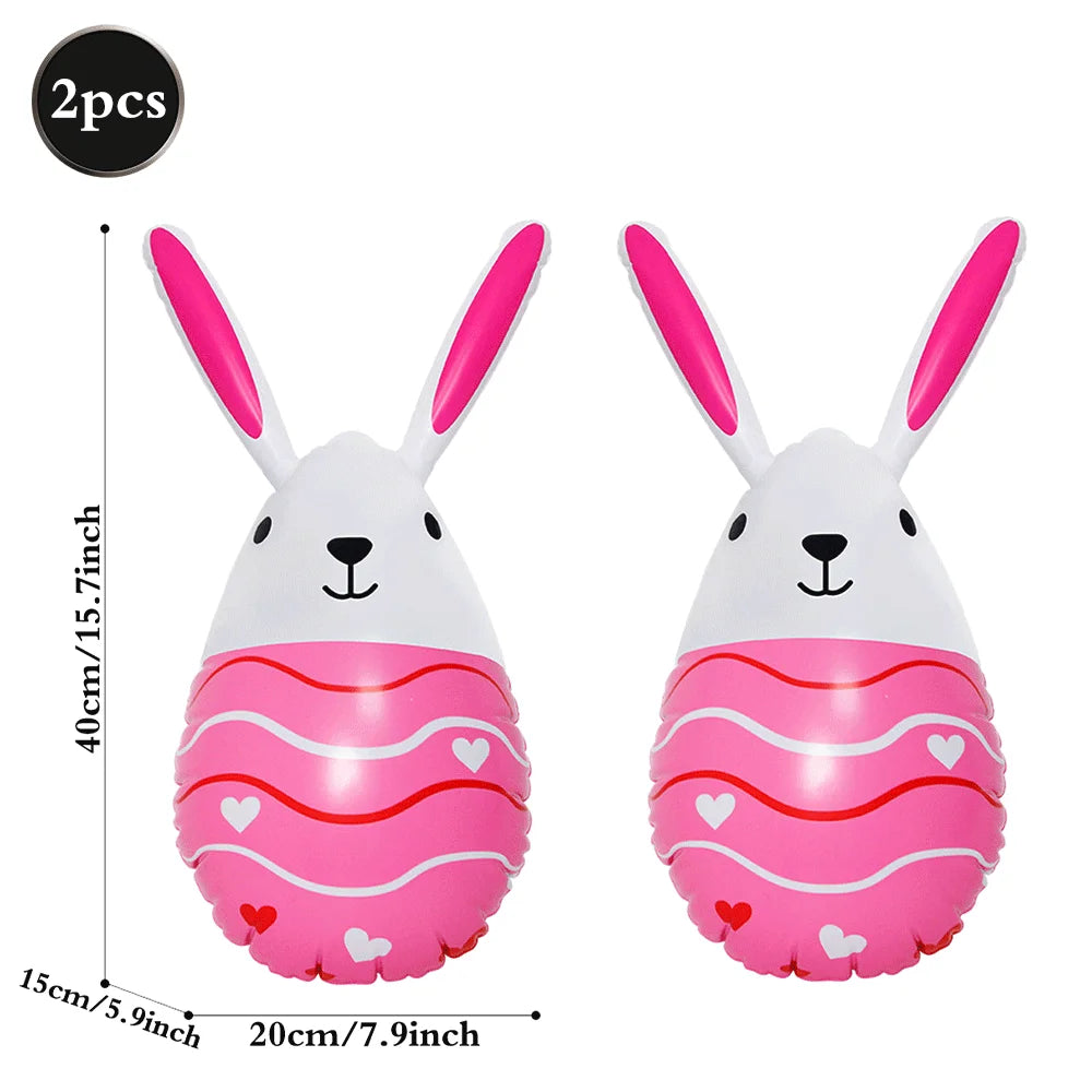 Par de Coelhos Infláveis (40 cm)