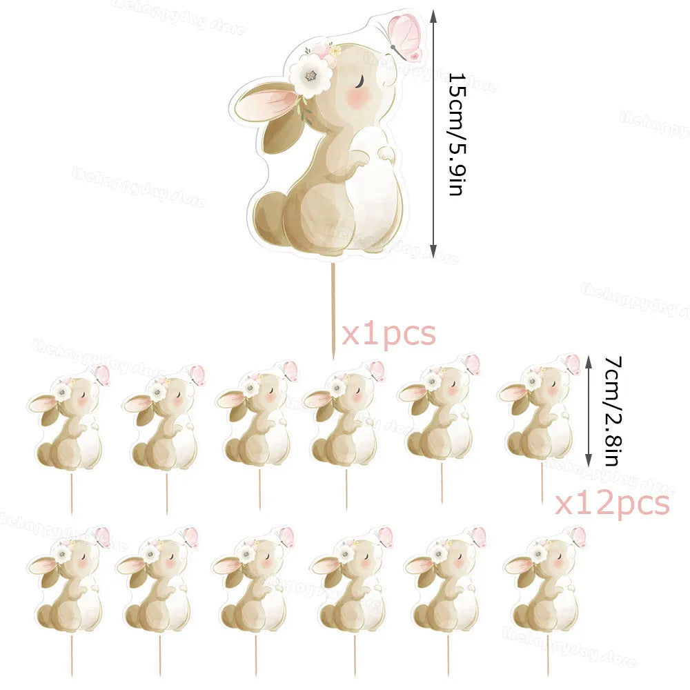 Kit Topper de Bolo e Cupcake (13 peças)