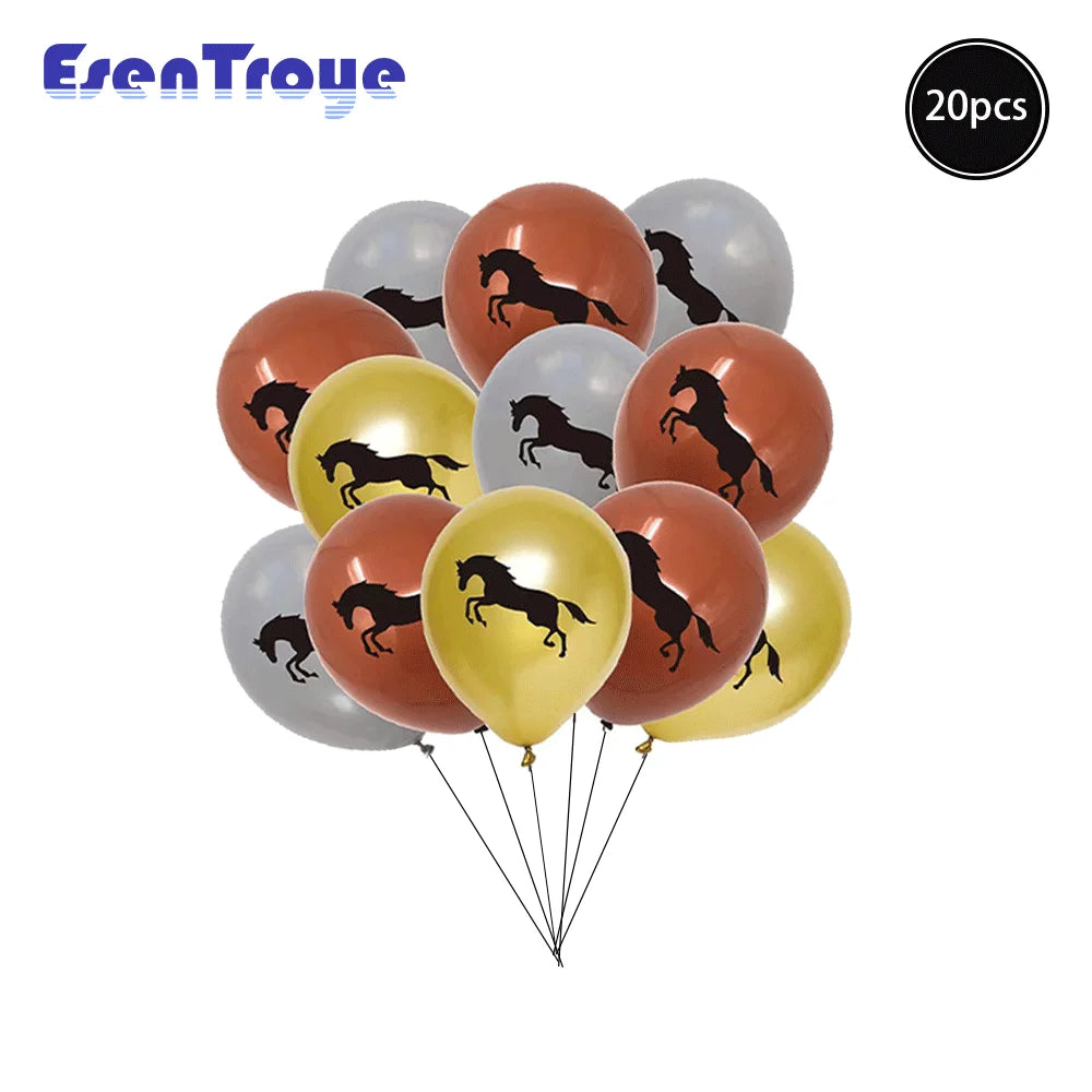 Balão Cavalo Cowboy (Estilo Western)