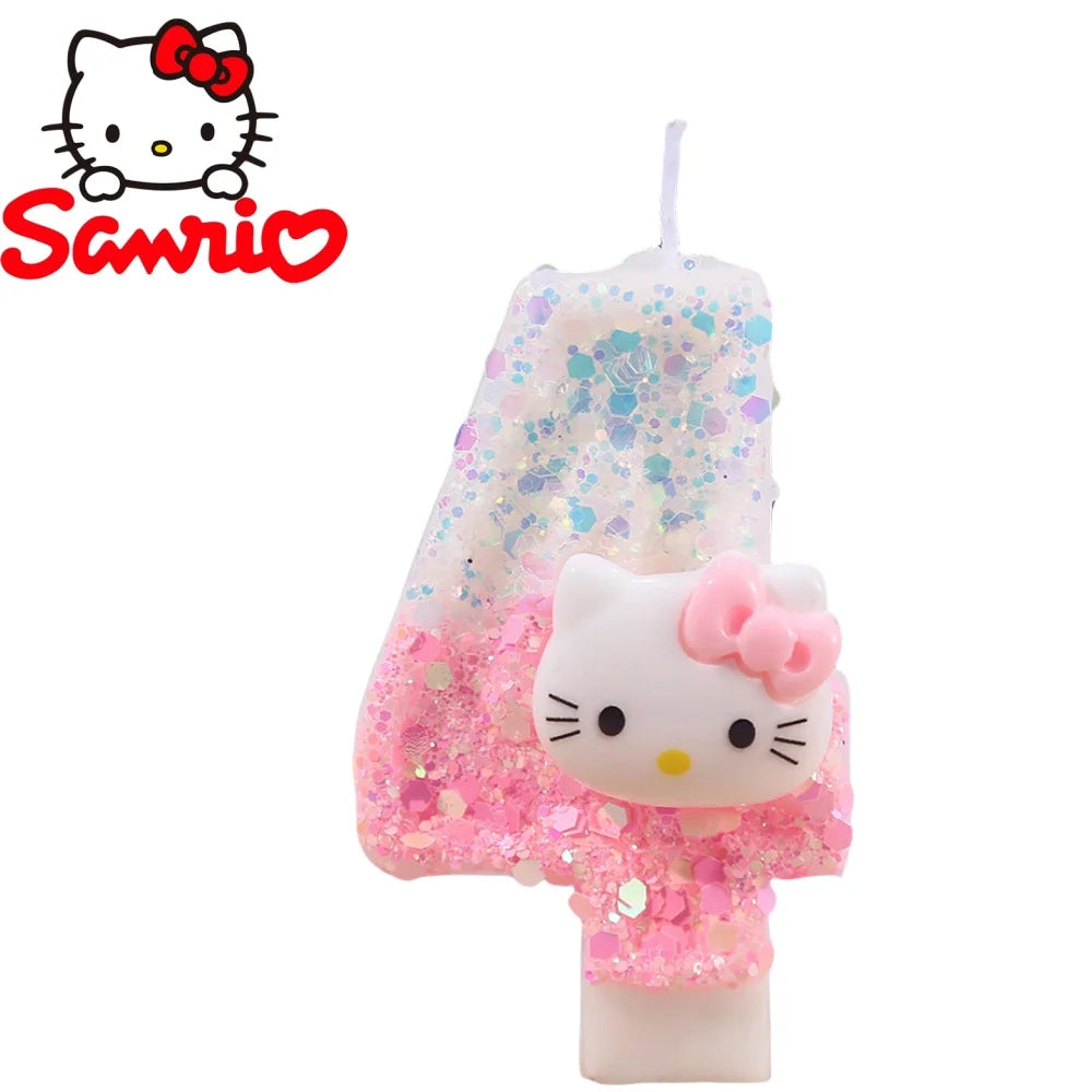 Vela de aniversário Hello Kitty