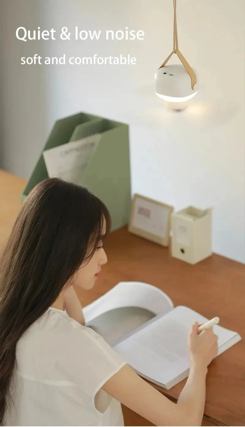 Ventilador compacto portátil de teto para acampamento