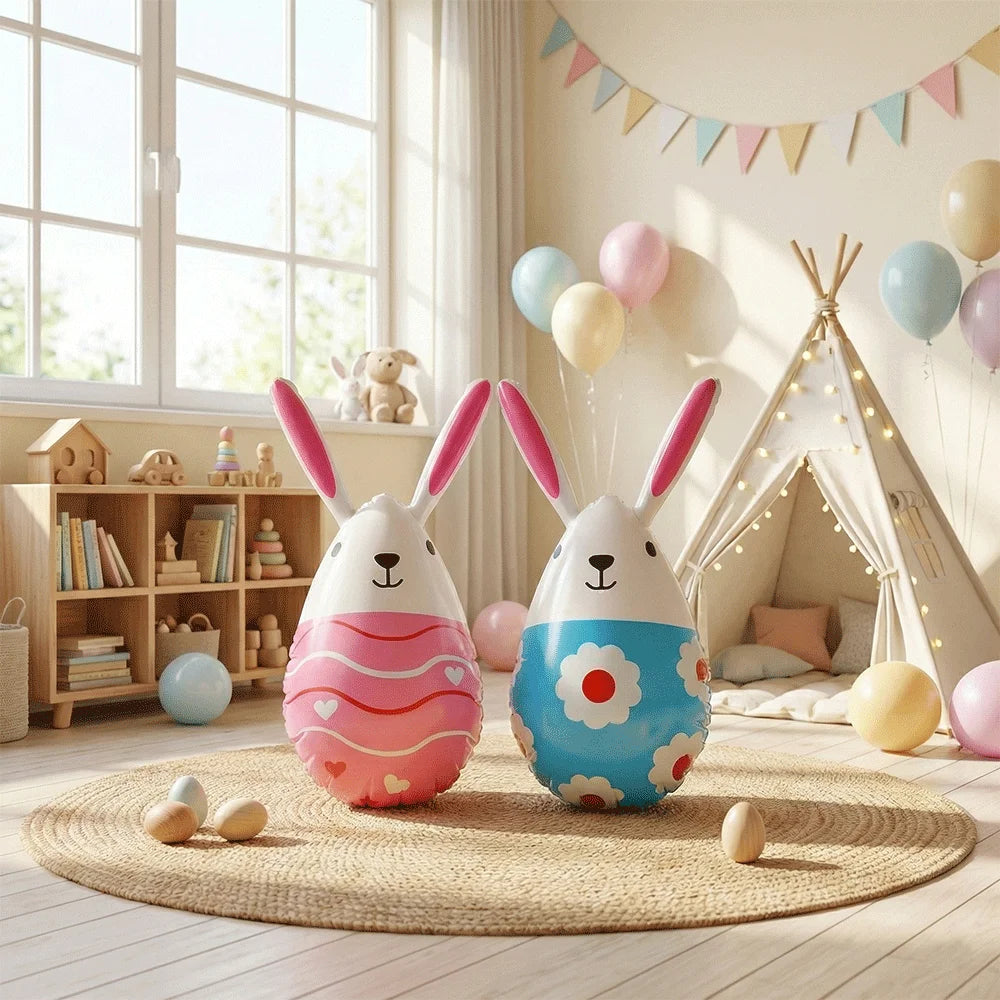 Par de Coelhos Infláveis (40 cm)