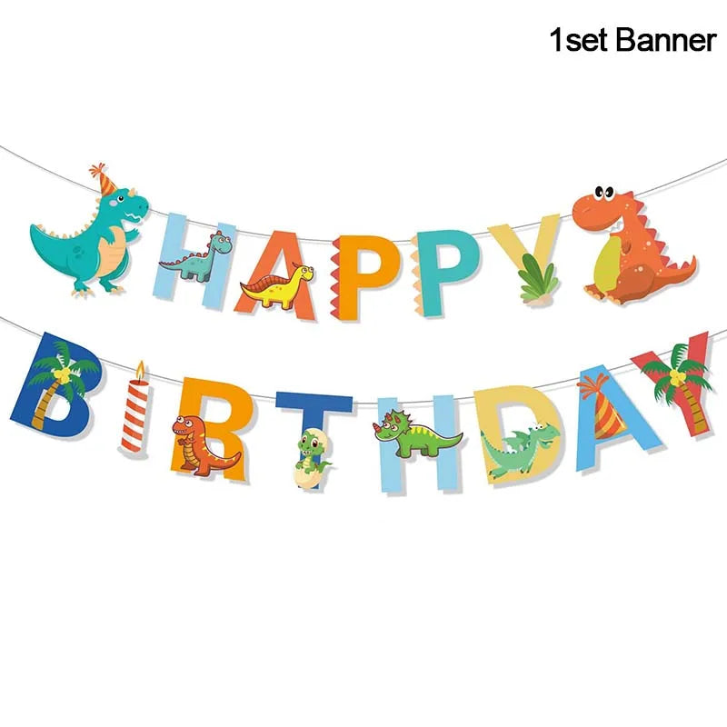 Kit Talheres e Pratos Descartáveis Dinossauro – Festa Completa