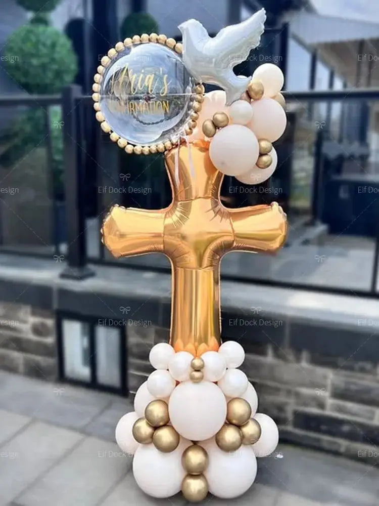 Conjunto de Balões (Pomba e Cruz)