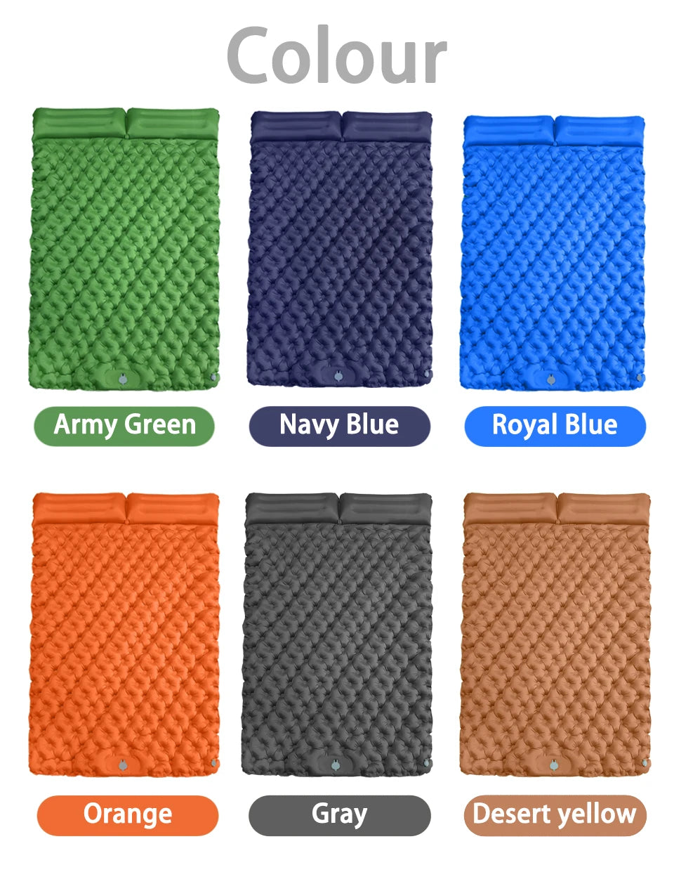 Colchonete de casal inflável