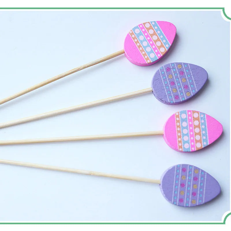 Kit 100 Palitos Decorativos Orelha de Coelho