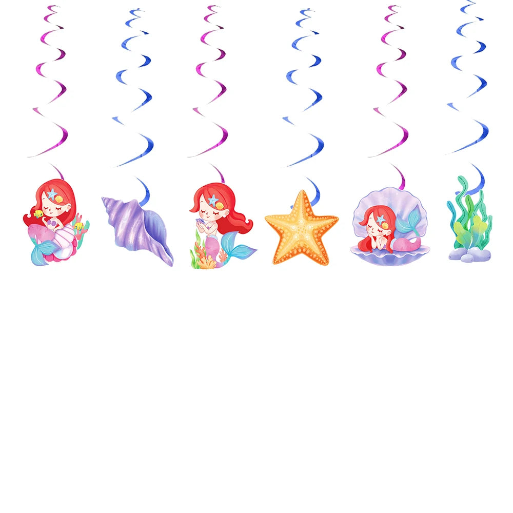 Conjunto Decorativo Para Festa Tema Sereia