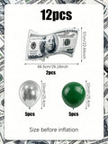 Kit Balões Nota de Dólar