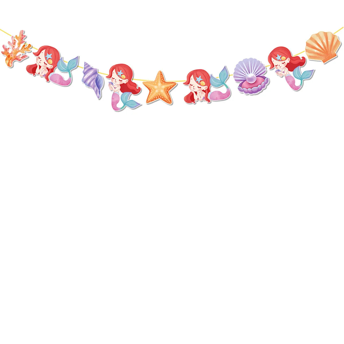 Conjunto Decorativo Para Festa Tema Sereia