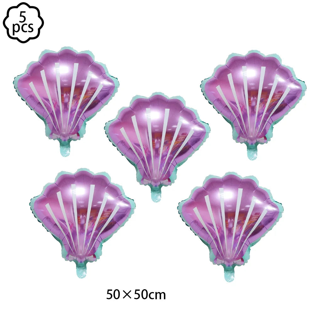 Conjunto Decorativo Para Festa Tema Sereia