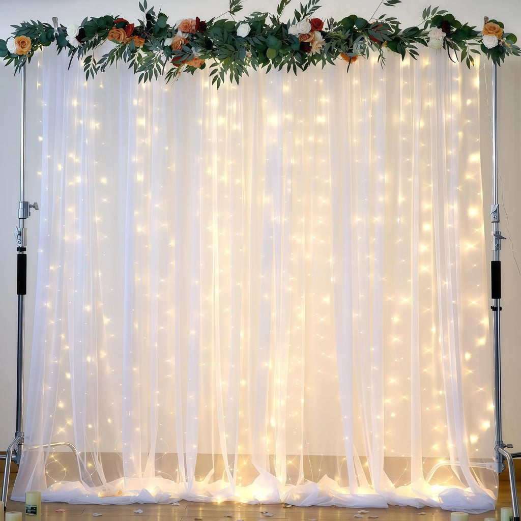 Kit de Cortinas de Tule com led