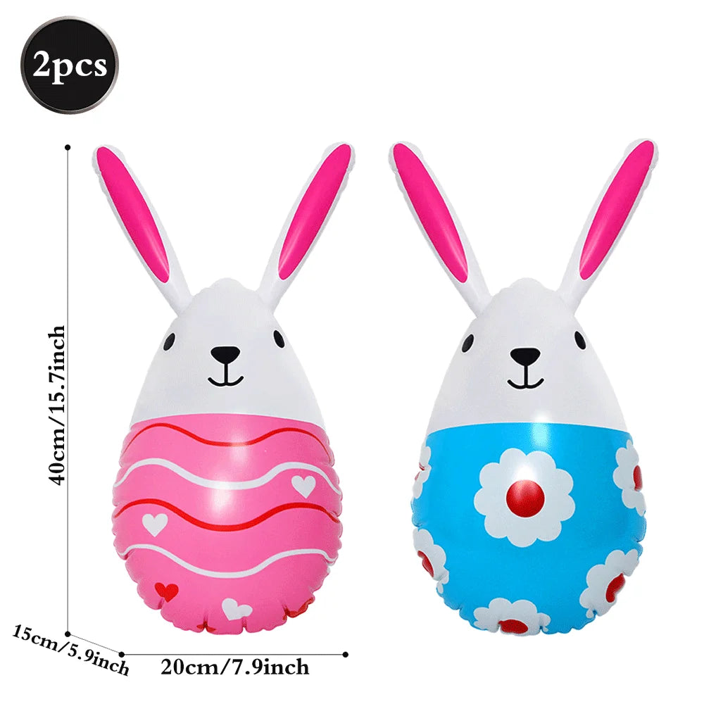 Par de Coelhos Infláveis (40 cm)