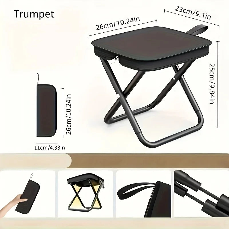 Banco portátil dobrável capacidade 120kg