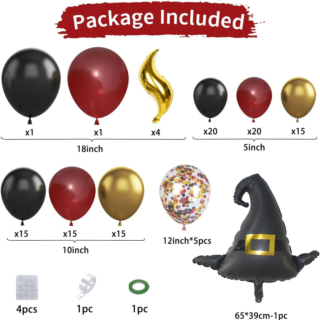 Kit Harry Potter chapéu seletor-118 peças