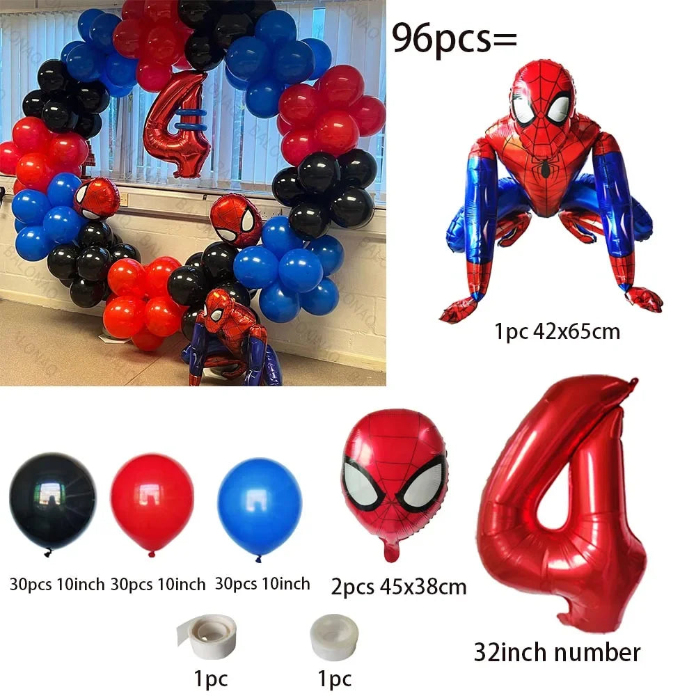 Kit de Balões Homem-Aranha