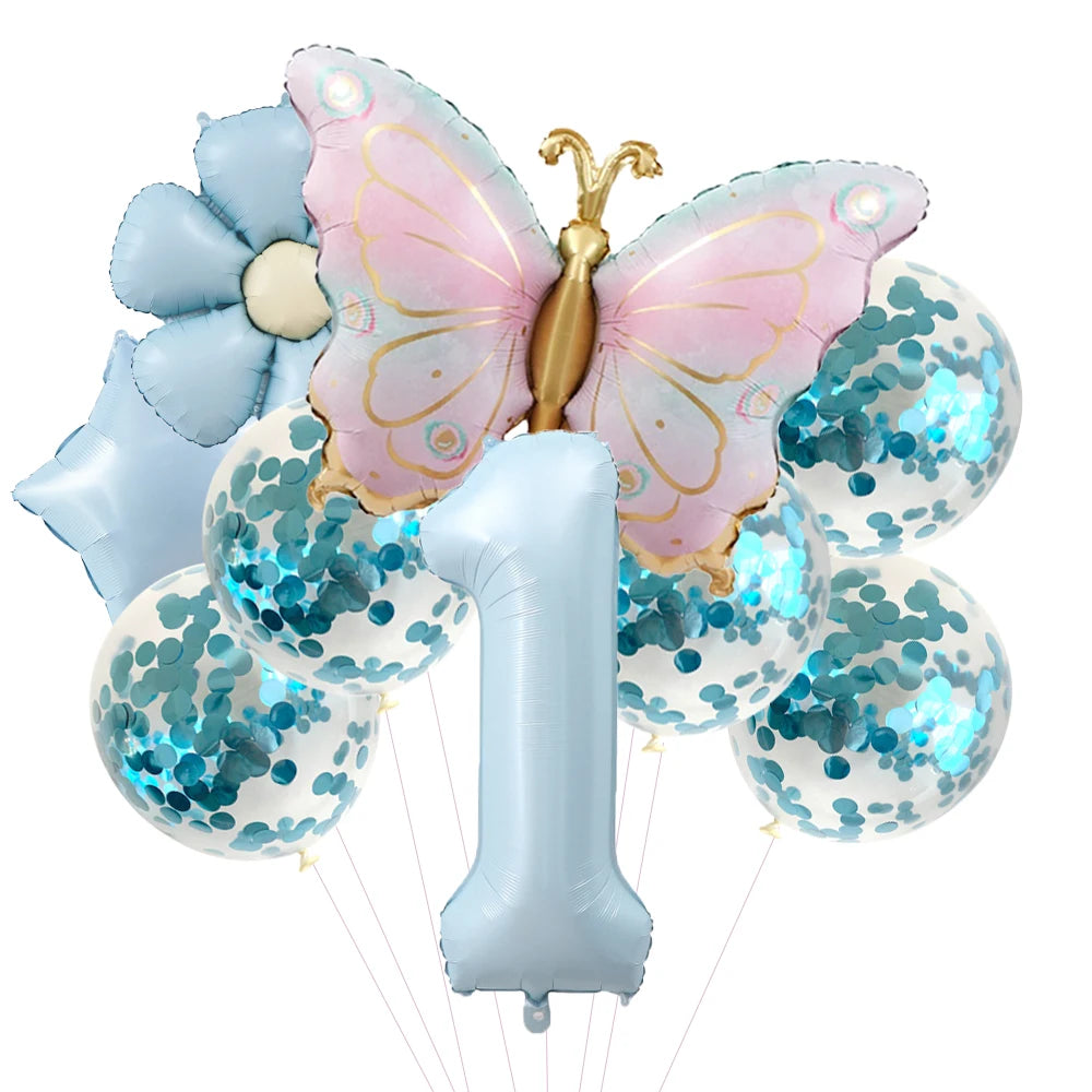 Kit Balão Metalizado Borboleta