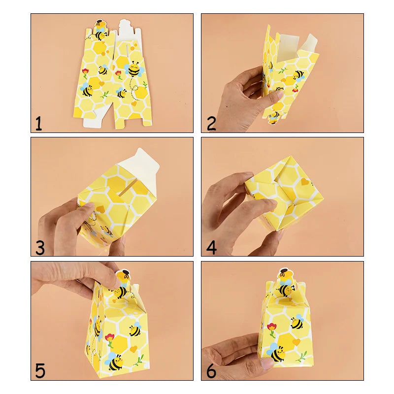 Caixa de Doces Abelhinha – Kit com 10, 30 ou 50 Unidades