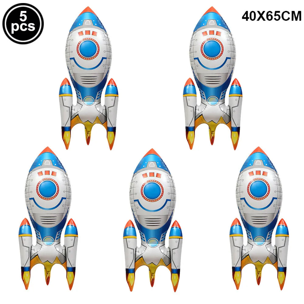 Kit Balões Astronauta e Foguete: Aventura no Universo