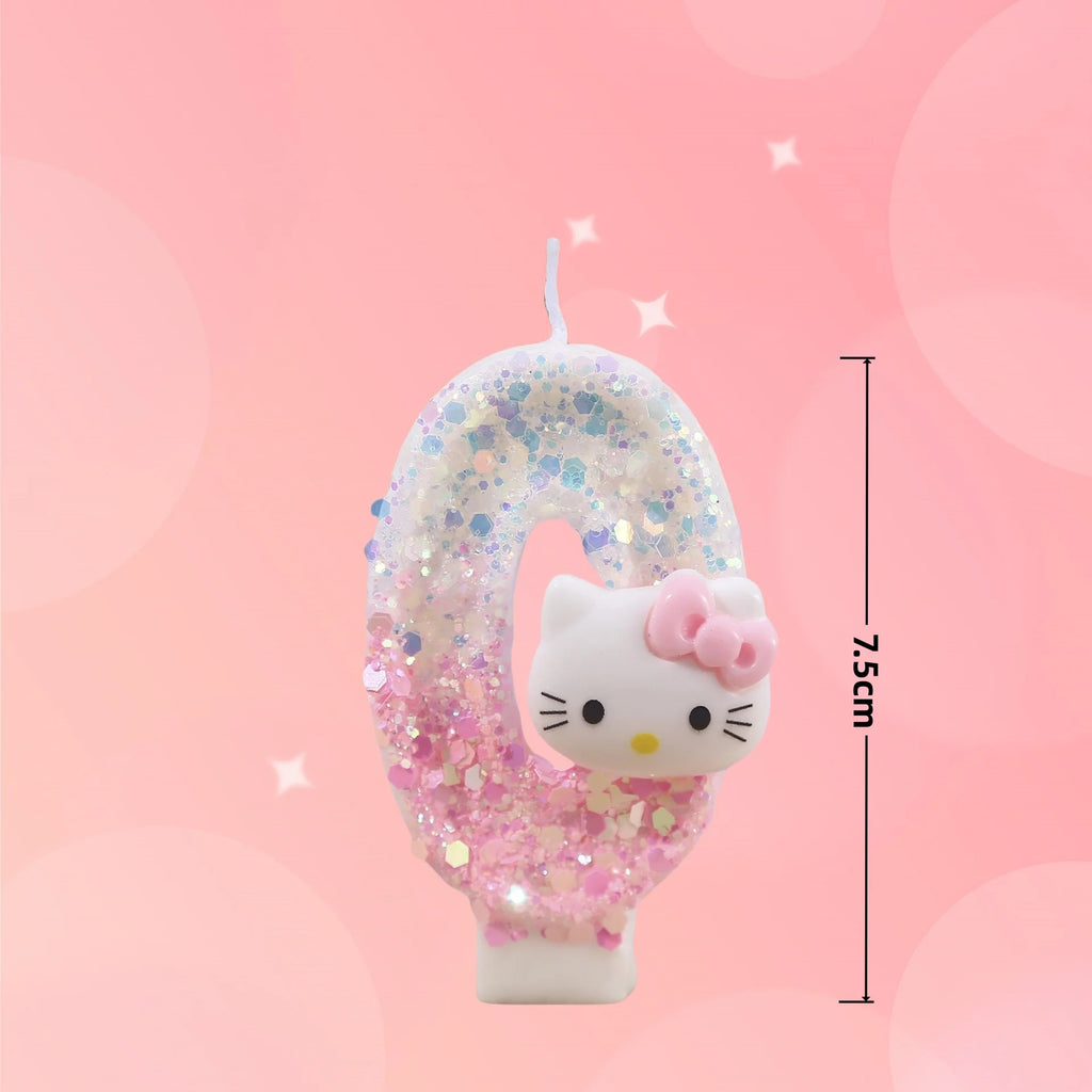 Vela de aniversário Hello Kitty