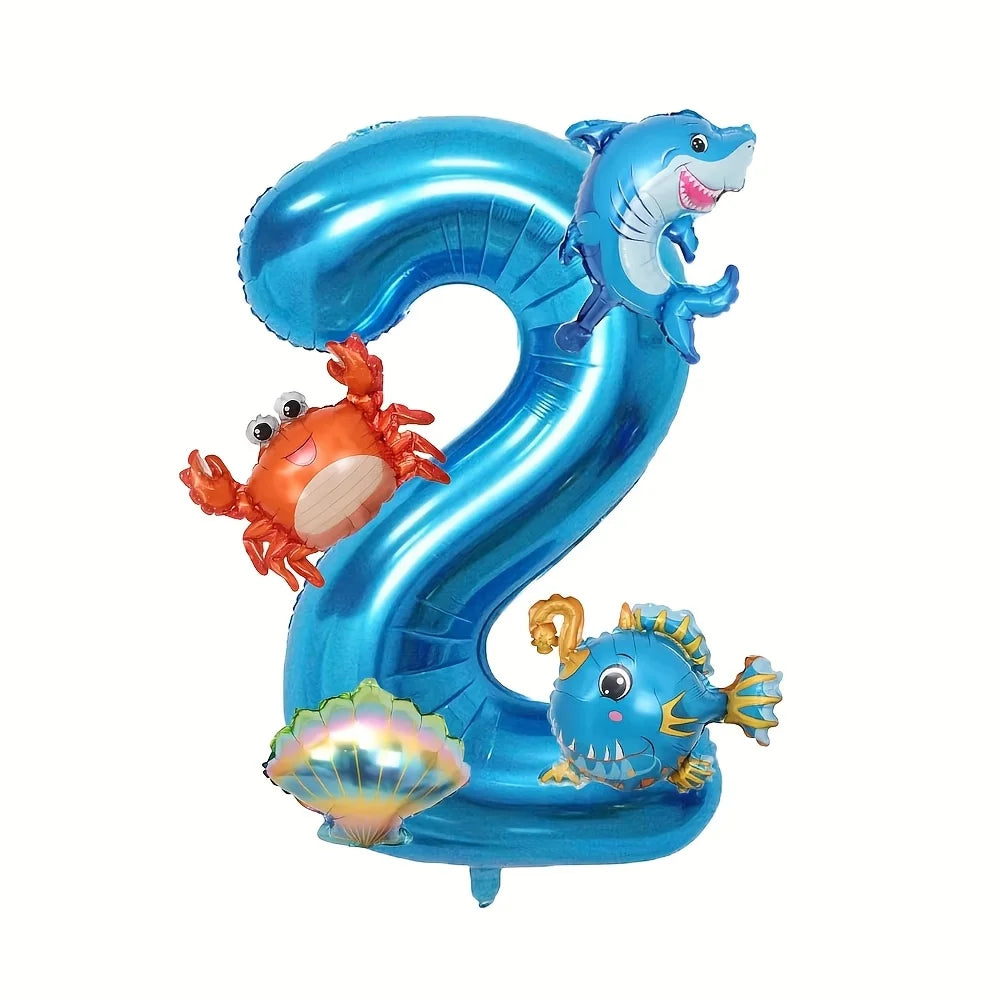 Kit Oceano com Número (5 Peças)