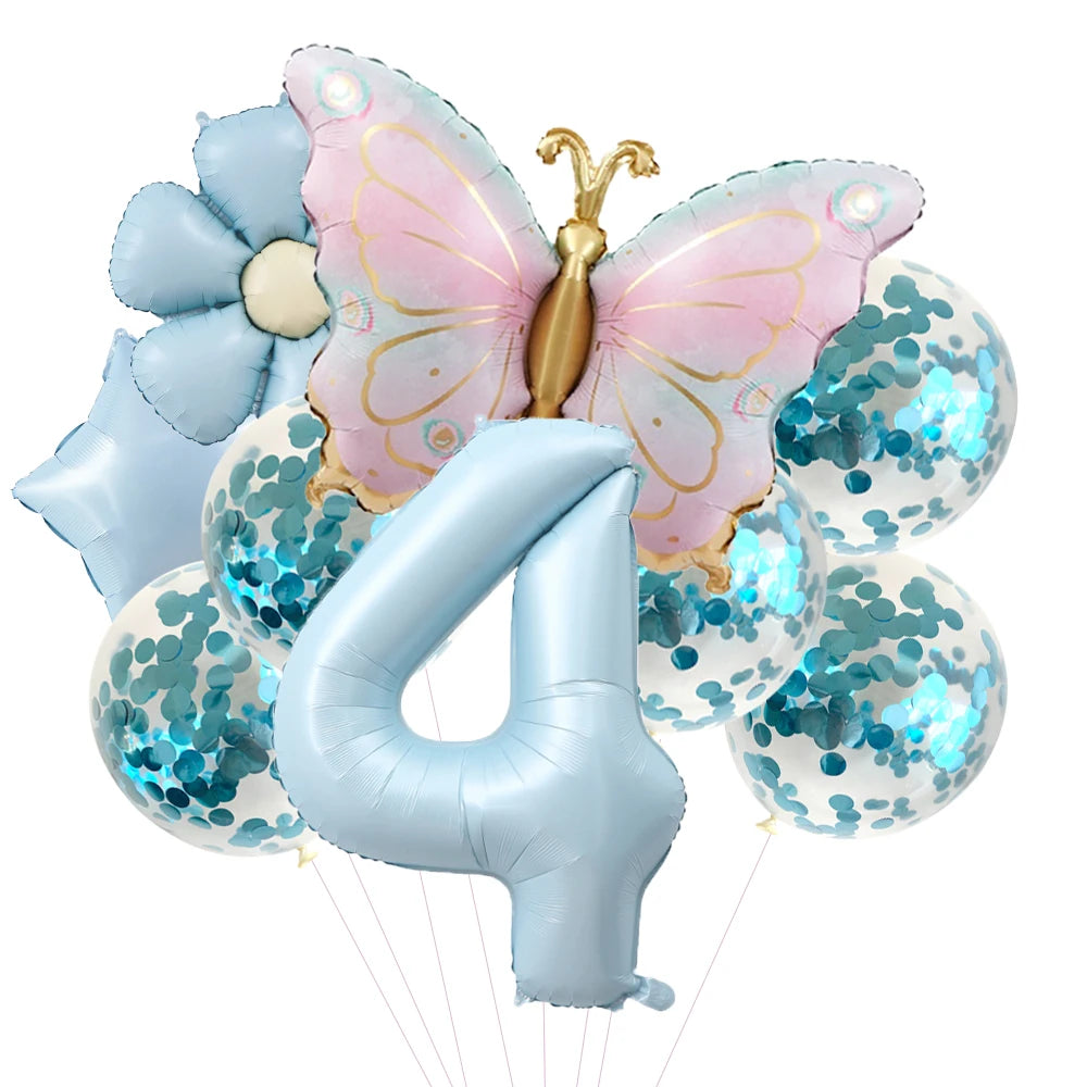 Kit Balão Metalizado Borboleta