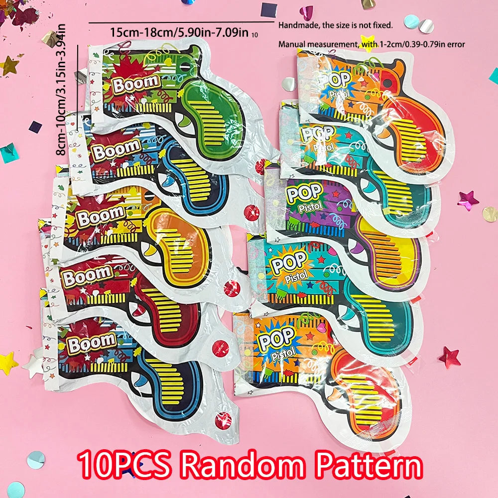 Kit 10 Lançadores de Confete Infláveis