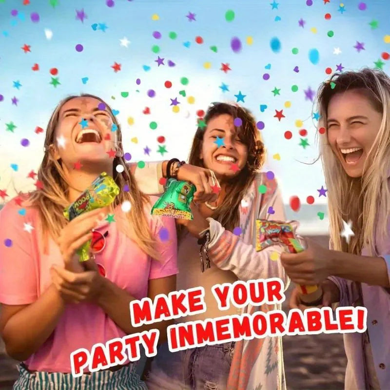 Kit 10 Lançadores de Confete Infláveis