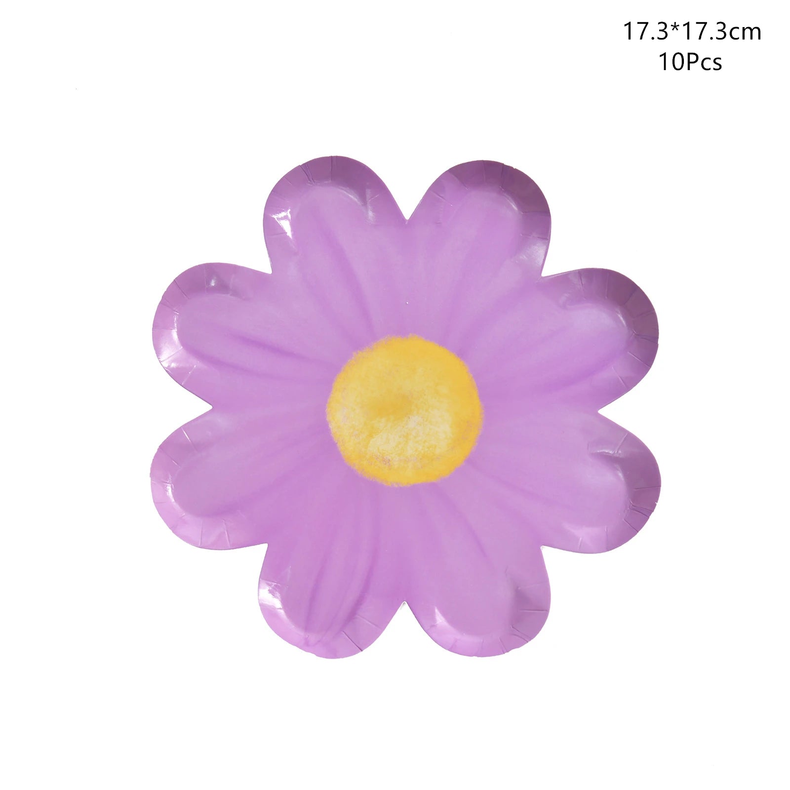 Kit Pratos de Papel Flor Margarida (Descartável)