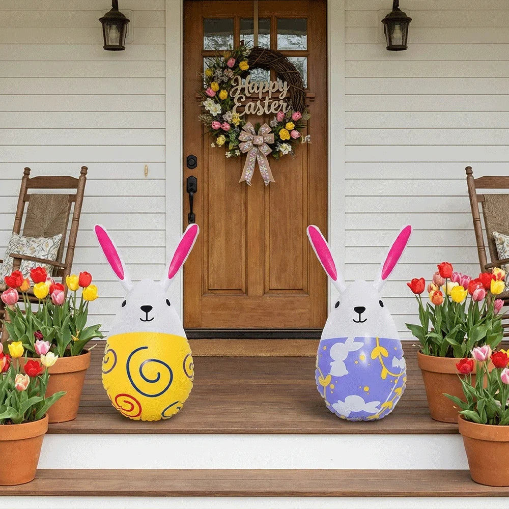 Par de Coelhos Infláveis (40 cm)