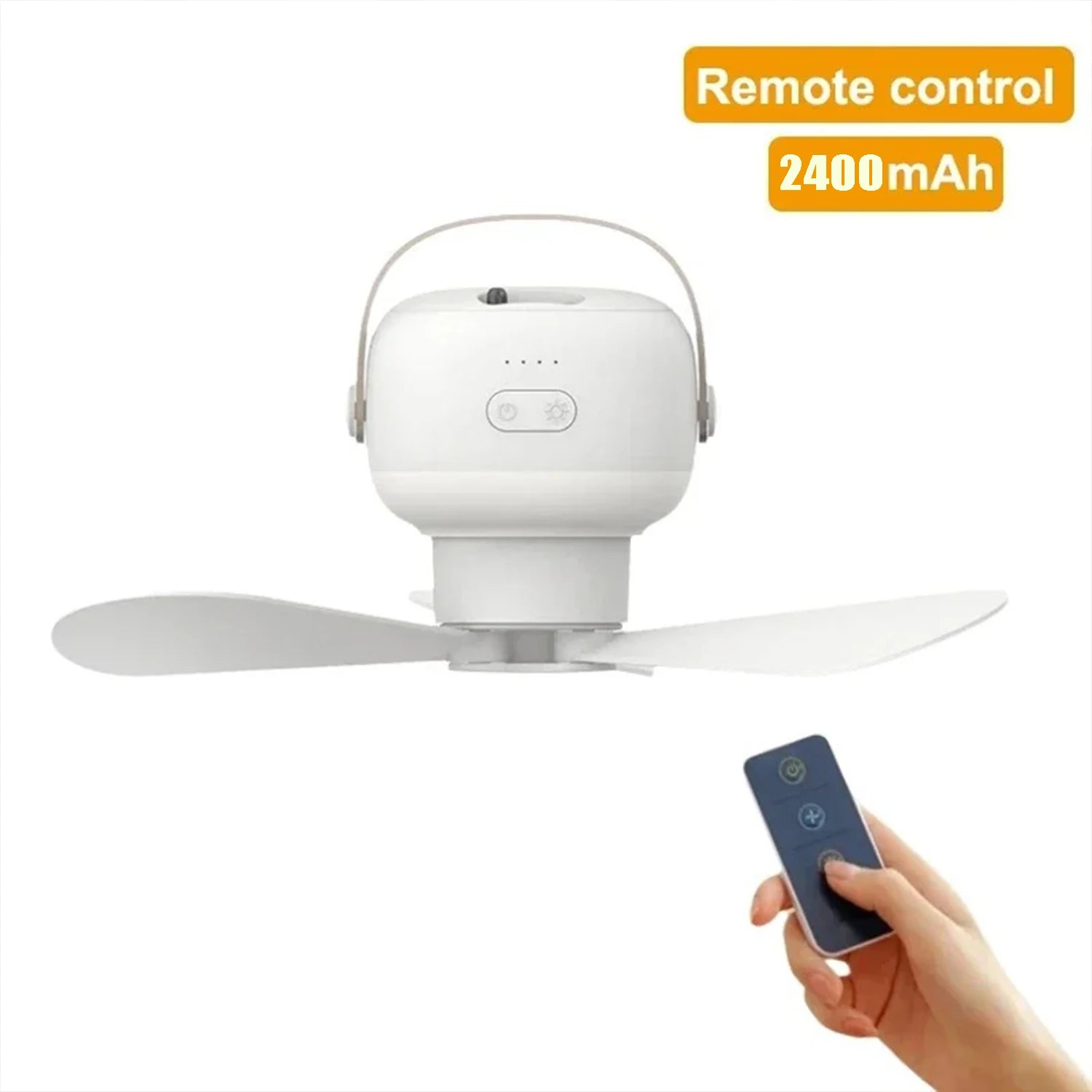 Ventilador compacto portátil de teto para acampamento