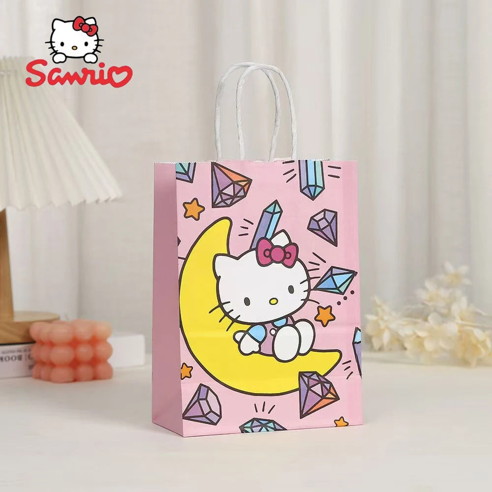 Kit 12 Sacolas de Presente Hello Kitty